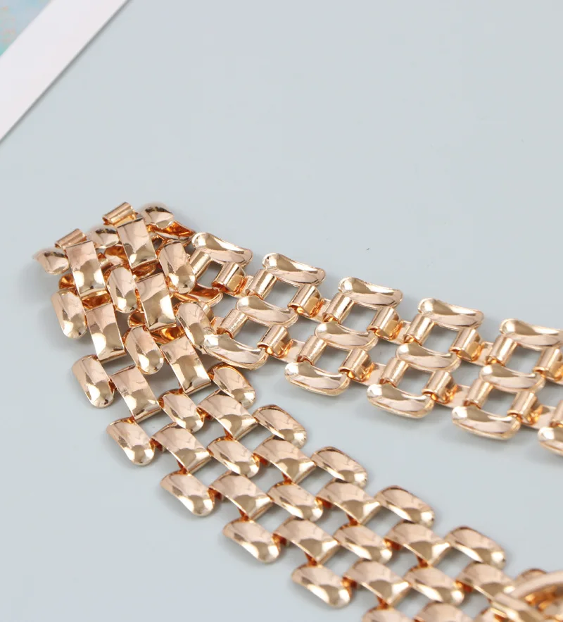 Ceintures pour femmes de luxe mode Cool or argent taille chaîne nouvelle tendance ceinture décoration costume jean jupe ceinture Banquet Punk