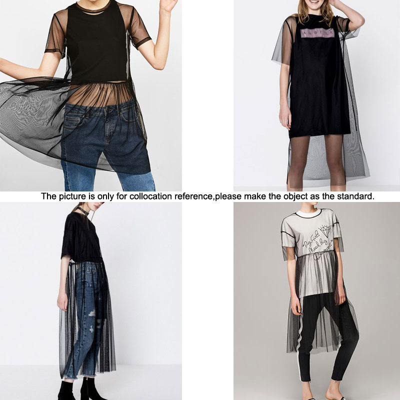 Robe d'été en maille Volie pour femmes, robe d'été en gaze noire transparente, demi-manches, dentelle, vêtements d'extérieur sexy, 1 pièce, été, 2022