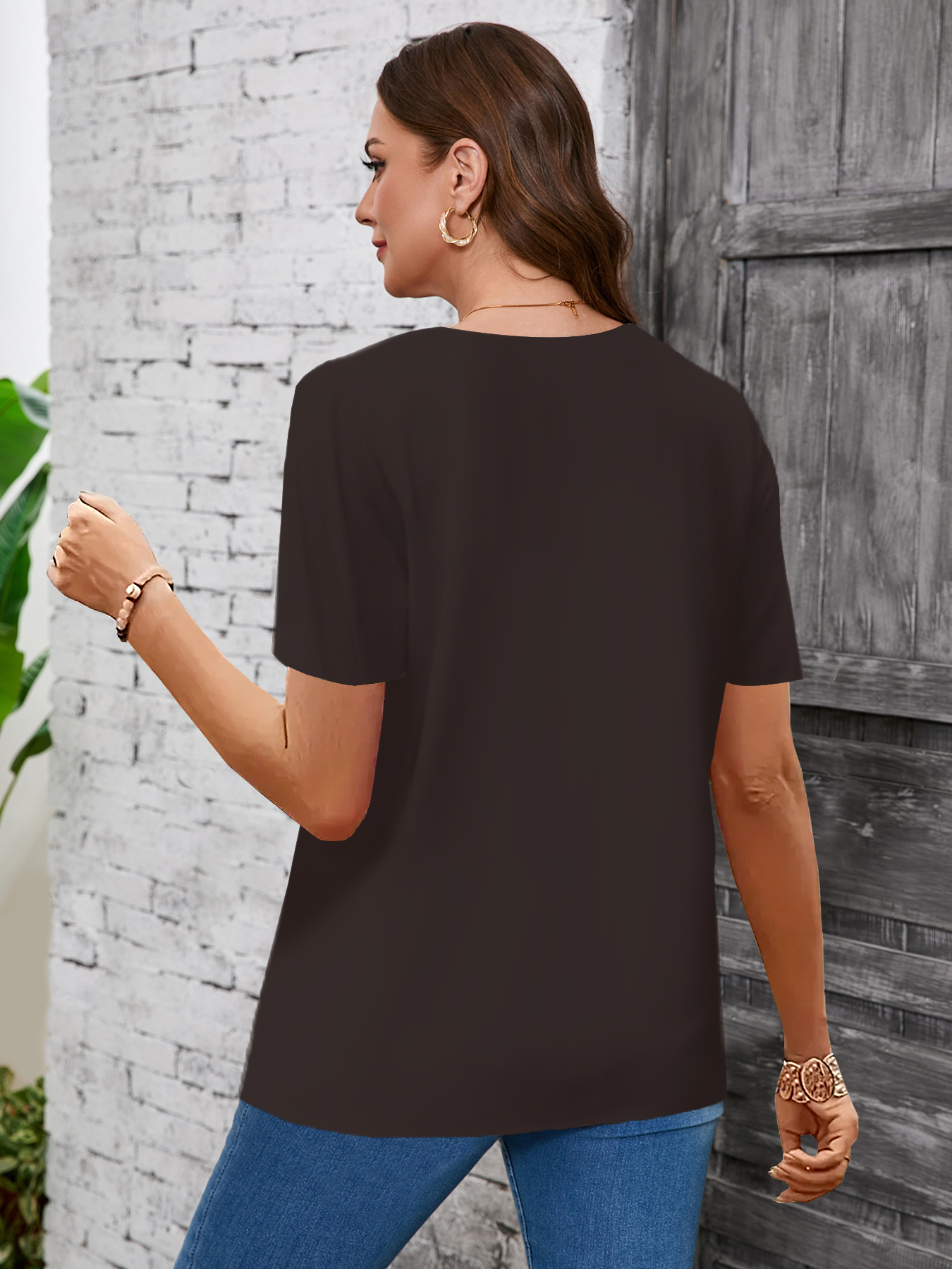 Grande taille élégant décontracté femme T-Shirt mode ample T-Shirt femme tempérament à manches longues T-Shirt vacances week-end