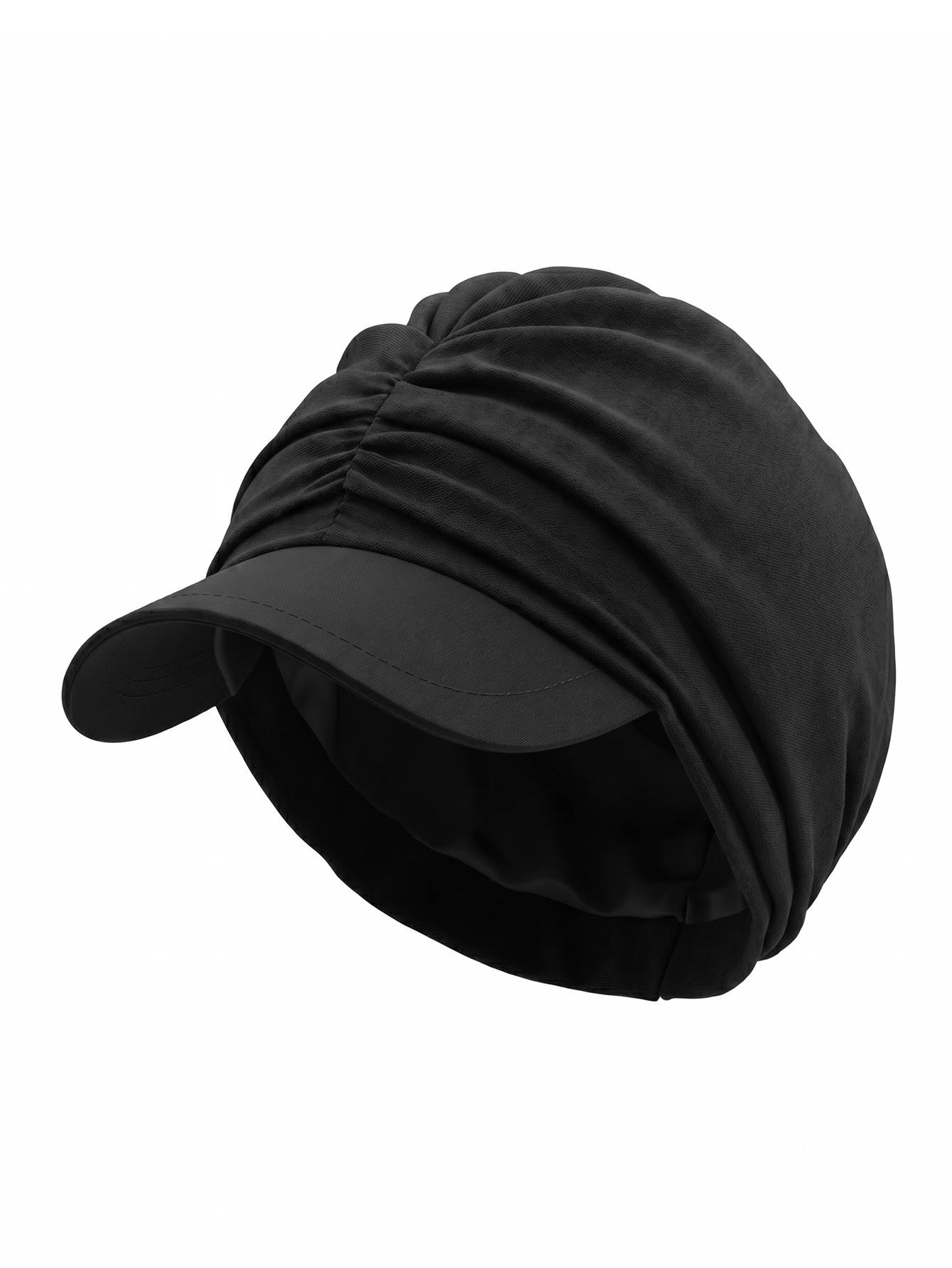 Casquette de baseball pour femmes musulmanes, hijab noir uni, turban, couvre-chef islamique quotidien, foulard modeste pour les sports de plein air et le quotidien