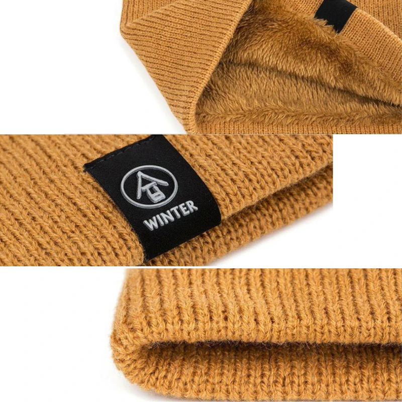 Écharpe tricotée chaude en peluche épaisse, coupe-vent, guêtre de cou d'hiver, résistant au froid, Sport de plein air, ski, course à pied, écharpe tubulaire pour hommes et femmes