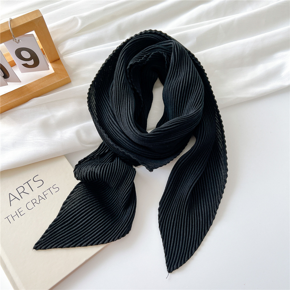 Foulard Hijab en Coton Doux pour Femme, Grand Bandana, Châle Carré de 90cm