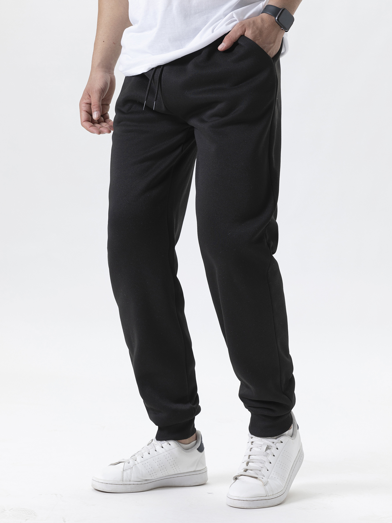 Pantalons décontractés pour hommes automne hiver pantalons de survêtement en polaire hommes Joggers taille élastique Sport pantalons décontractés Baggy Fitness vêtements de Sport