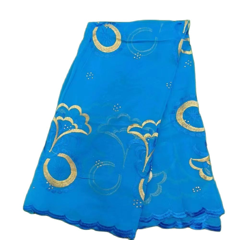 Derniers modèles de hijabs islamiques en mousseline africaine, foulards brodés de Dubaï, foulards Kashkha de Dubaï, châles musulmans africains en coton de bonne qualité