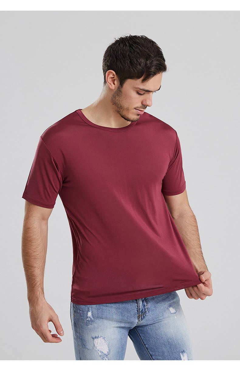 T-shirt à col rond Mulberry InjPull pour homme, chemise culturelle, document pur, confortable, décontracté, mode Y, 100%