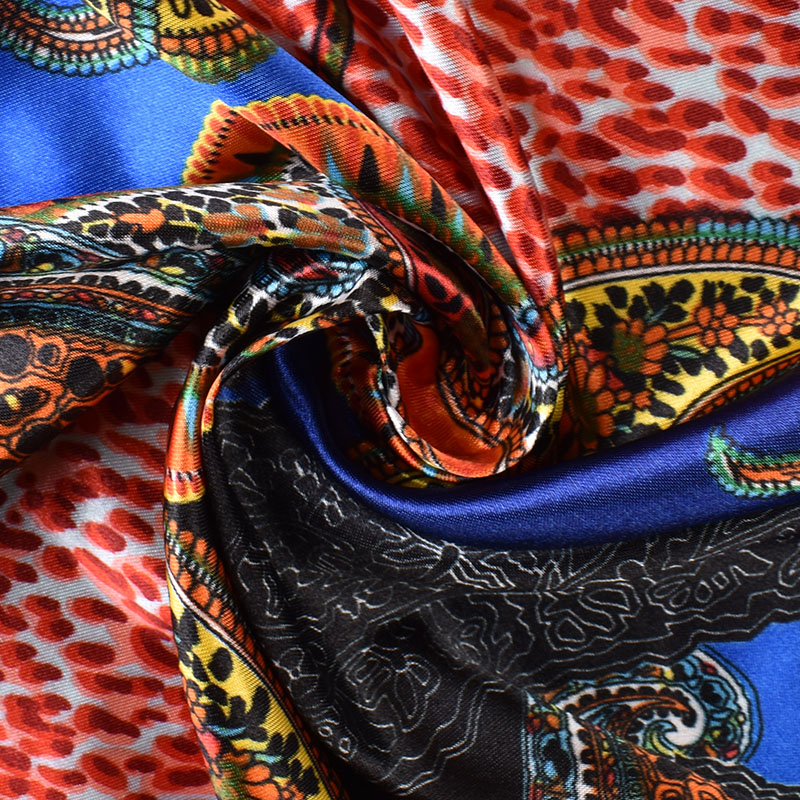 Foulard carré en Satin pour femmes, 90x90 pouces, multi-usage, accessoire de plage d'été, foulard à la mode, serviette de cheveux polyvalente pour utilisation en fête, 1 pièce