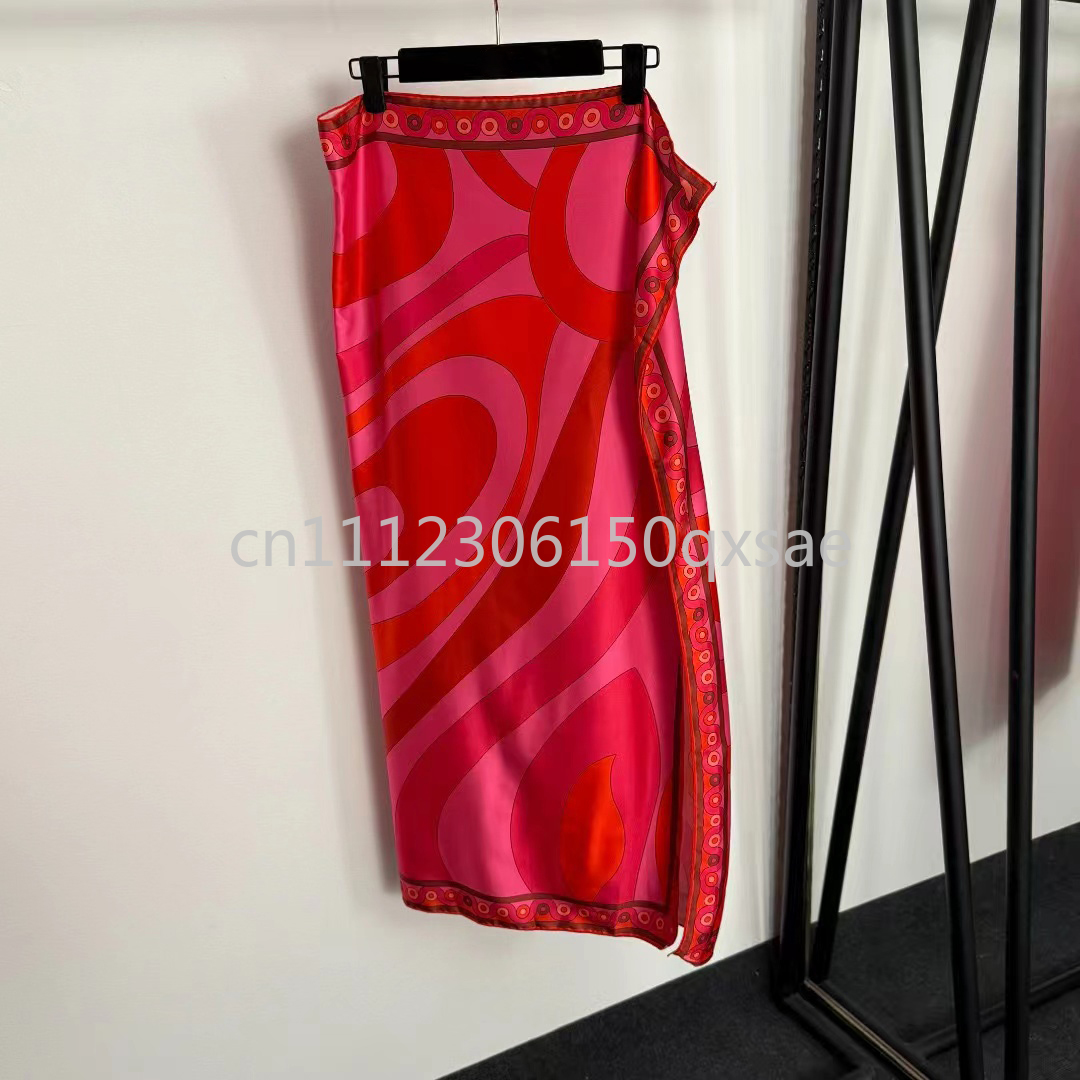 Maillots de bain de luxe pour femmes avec foulard rouge et logo signature, ensemble bikini sexy de marque de créateur, tenue de plage