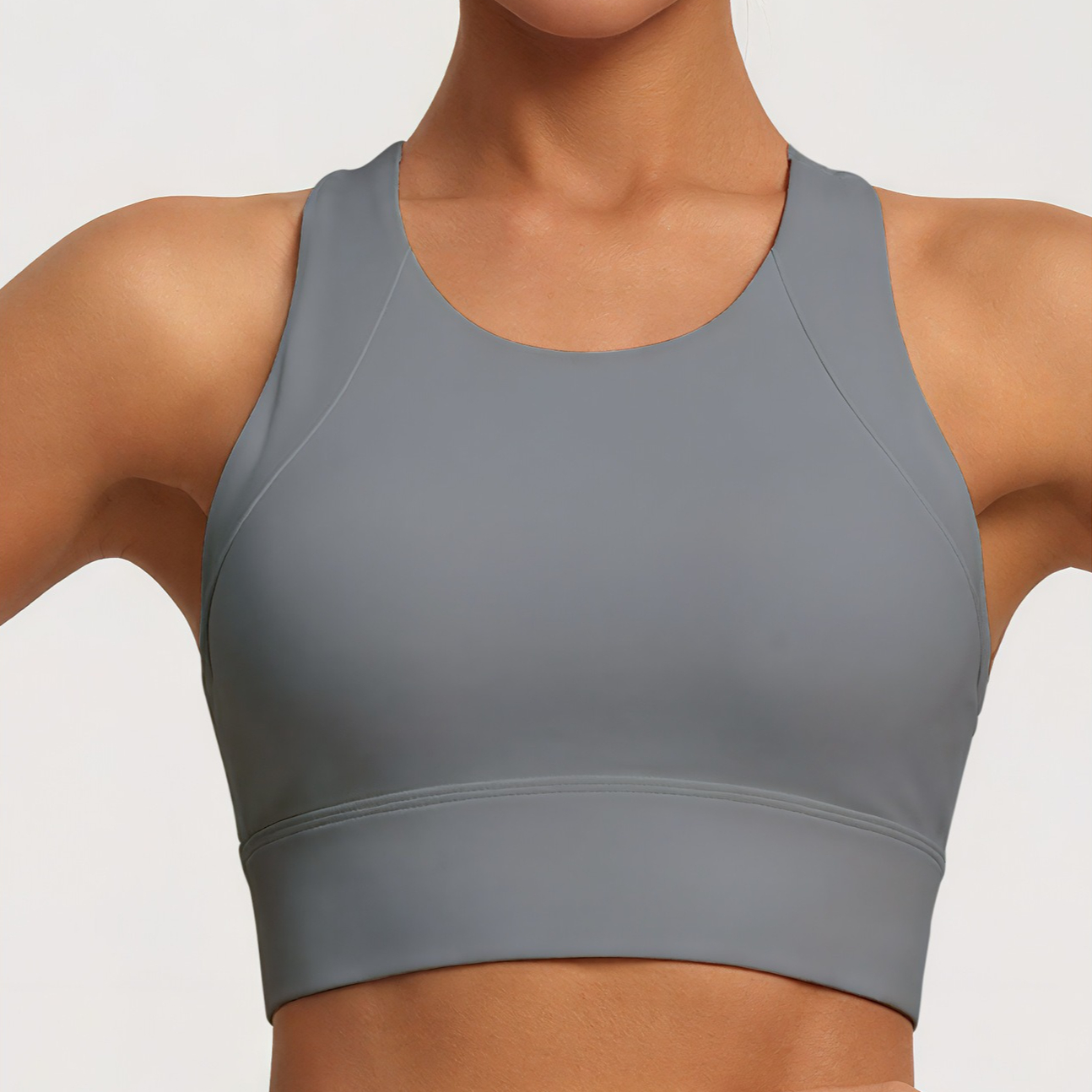 Nouveau débardeur de sport et de yoga pour femme, col halter, soutien-gorge de course sexy avec coussinets intégrés, soutien-gorge anti-choc haute intensité pour le tennis, taille L