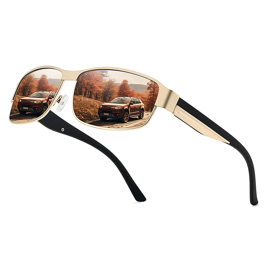 Lunettes de soleil de créateur vintage carrées de haute qualité pour hommes et femmes, idéales pour les loisirs, les voyages, l'été, la plage, les vacances, la conduite et la pêche