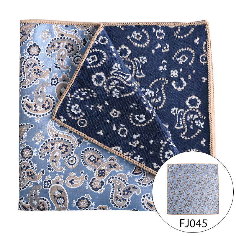 Mouchoir foulard en soie 1200 points haute densité hommes élégant rétro costume d'affaires écharpe de poche écharpe carrée mariage