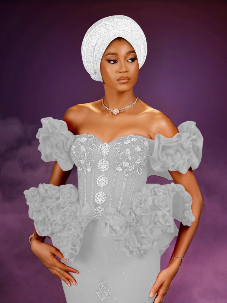 Geles de mariage nigérian, couvre-chef africain, Turbans Auto Gele pour femmes, tissu Aso Oke, couvre-chef musulman, couvre-chef féminin