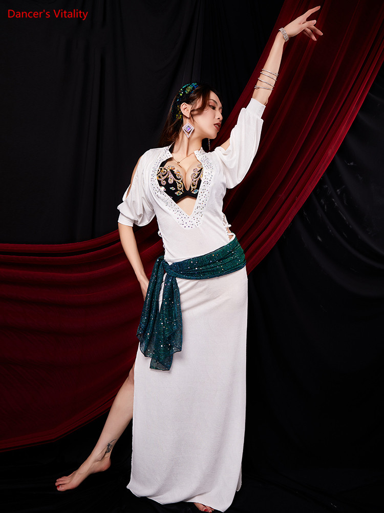Robe de danse du ventre pour femmes, vêtements d'entraînement pour dames, Robe de danse du ventre, Costume de danse orientale