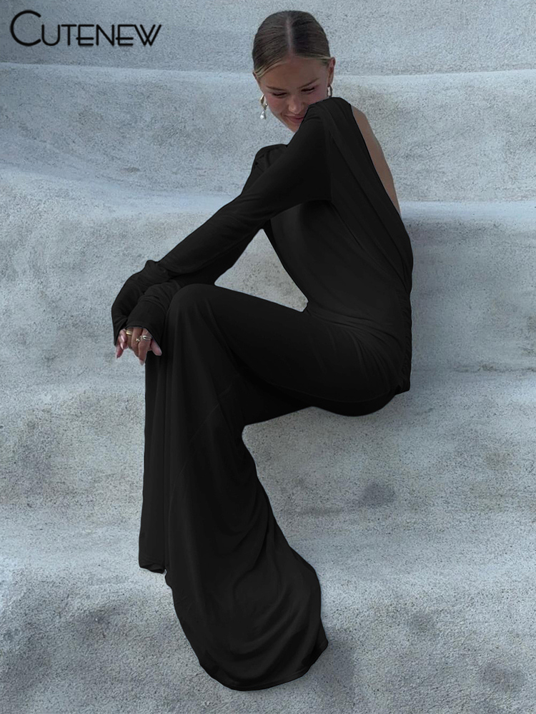 Cutenew High Street-Robes Maxi Classiques pour Femmes, Robe Dos aux, Manches sulf, Gaine, Concis, Élégant, Éducatif, Banquet