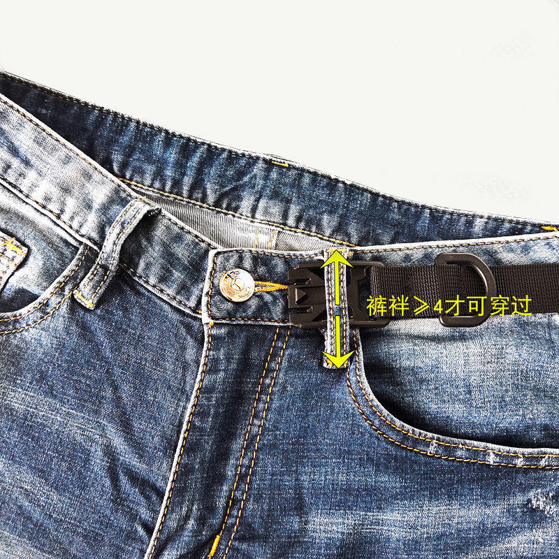 Ceinture tactique avec fonction de boucle, outillage Ins coréen, unisexe, Style gothique, en Nylon étendu, mode tout-assorti