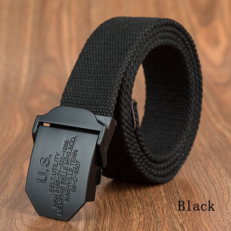 Ceinture noire pour homme avec boucle américaine, ceinture tactique de style western, ceinture extra longue pour jeans, pour hommes grands et corpulents
