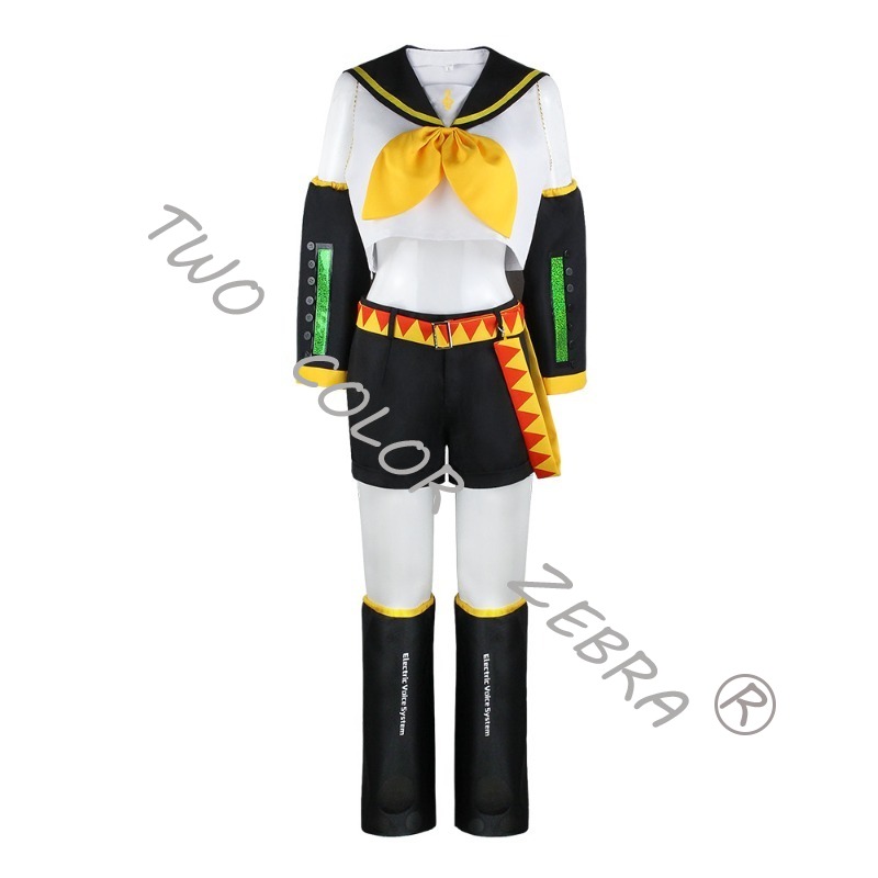 Costume de Cosplay Anime Kcagamine Rin Len, uniforme de marin, tenue de fête d'halloween, ensemble complet de tenues de bande dessinée de noël