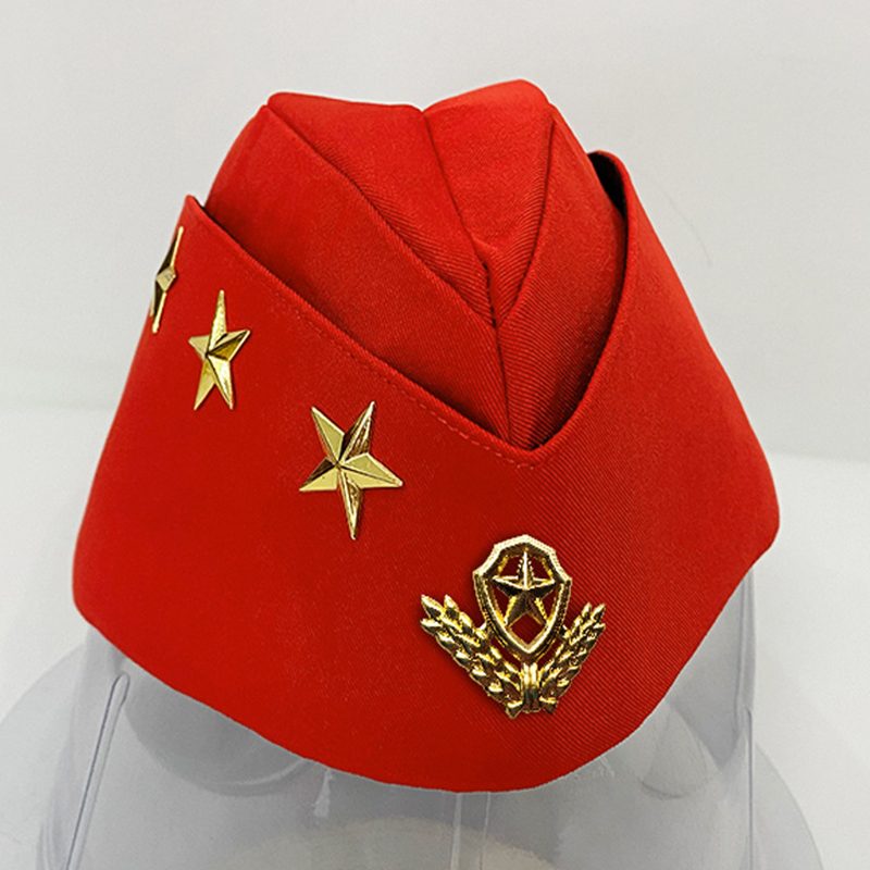 Chapeau militaire à la mode, casquette de l'armée russe, Badge camouflage vert, chapeaux de Cosplay pour spectacle sur scène de marin, casquette de bateau, accessoires pour cheveux pour femmes et hommes