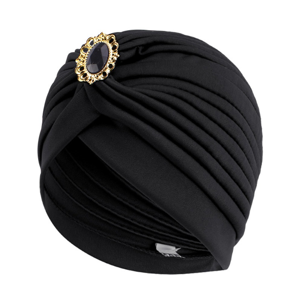Turban décontracté rétro ethnique, accessoire de coiffure, chapeau indien, bandeaux, bonnet de chimiothérapie pour femme