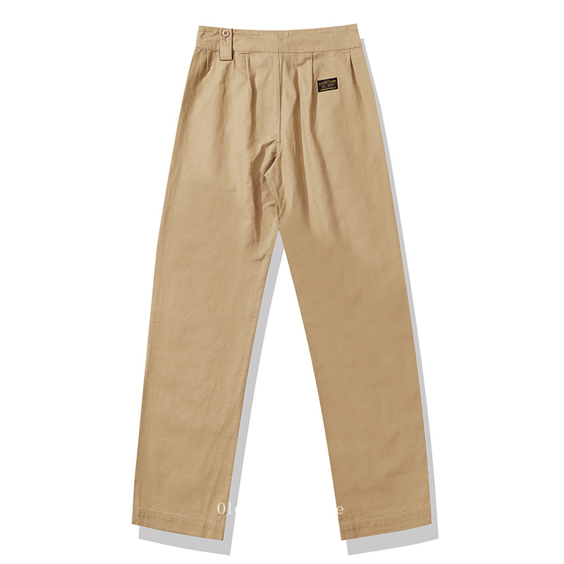 Okonkwo Bermuda d'inspiration militaire Pantalon Gurkha décontracté plissé à double boucle pour homme