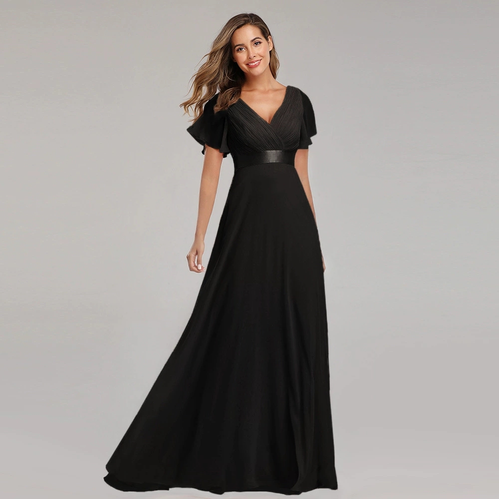 Robes longues pour femmes robe de soirée élégante en Tulle vert avec paillettes grande taille robe de soirée formelle