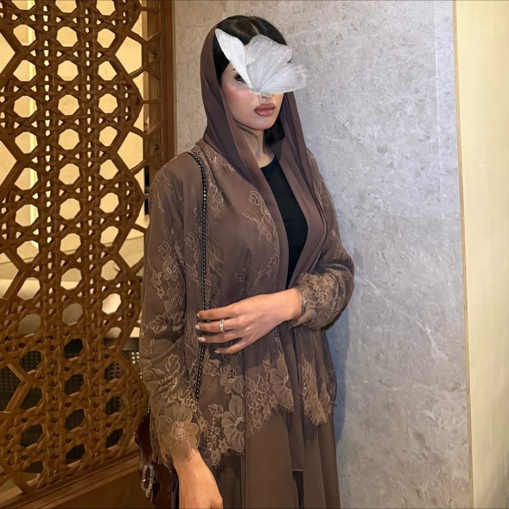 Robe Abaya pour femmes pour le Ramadan et l'Aïd, cardigan modeste, robes de soirée, caftan en dentelle, robe longue arabe, caftan marocain, Dubaï, Vestidos Jalabiya