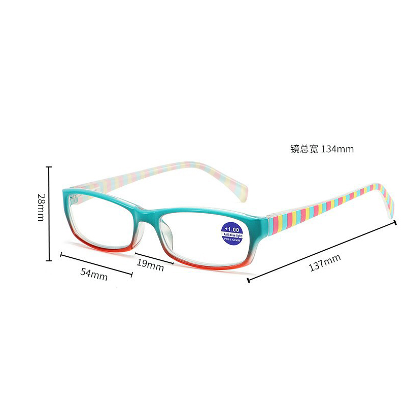 Lunettes de lecture à petite monture pour femmes et hommes, Anti-lumière bleue, nouvelle tendance, multicolores, avec dioptrie 0 à + 4.0