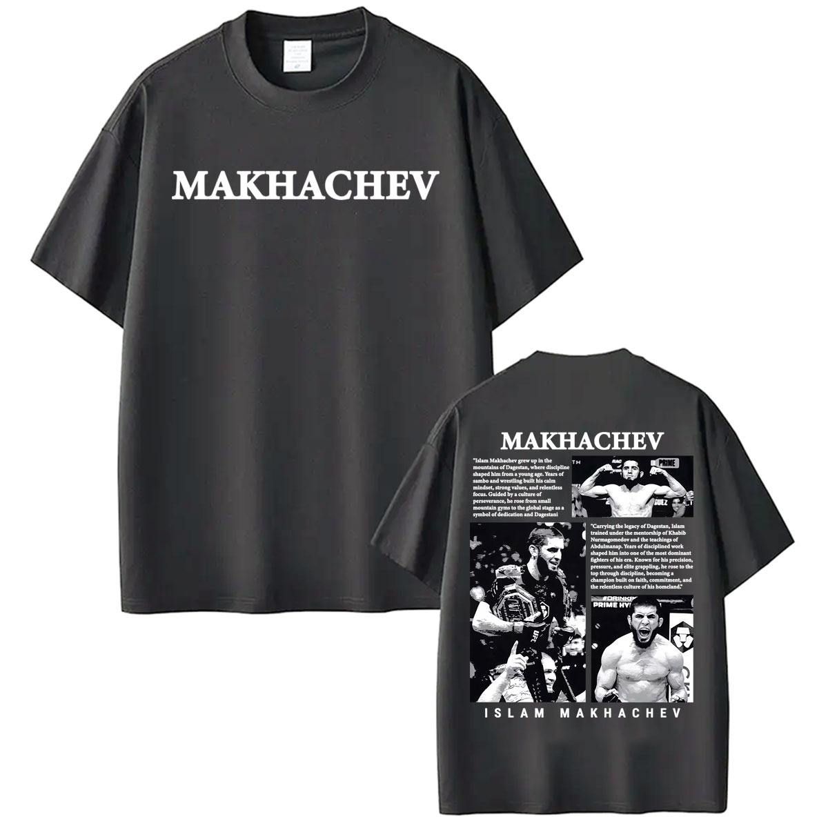 T-shirts graphiques classiques Limited Islam Makhachev pour hommes et femmes, T-shirt esthétique à thème de la violence, T-shirt décontracté en coton à manches courtes