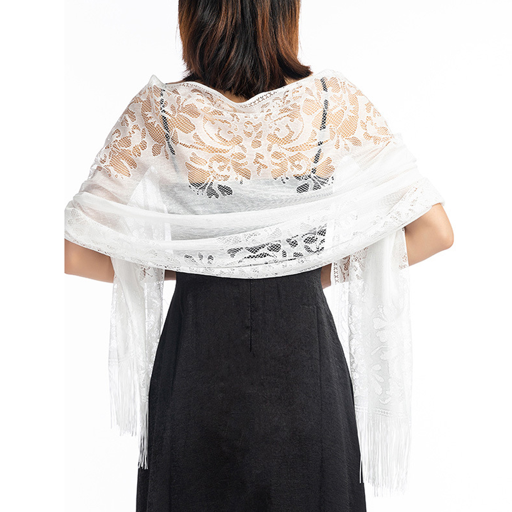 Robe de Soirée en Dentelle Transparente pour Femme, Châle Creux, Patients Demoiselle d'Honneur, BEmbed, Wraps, Maille, Capes de Mariage, Châles de ix, Nouvelle Collection