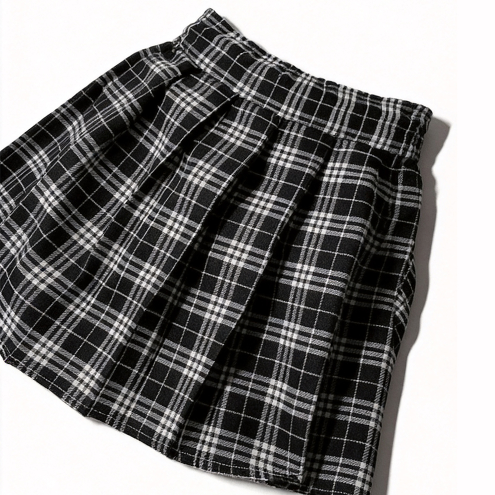 Costume sexy JK pour femme, ensemble 3 pièces, chemise à manches courtes avec jupe à carreaux, tenue scolaire preppy pour tous les jours, cosplay