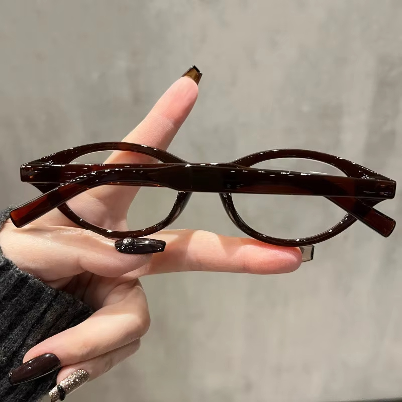 Lunettes de lecture +1.0+1.5+2.0+2.5+3.0+3.5+4.0 pour femmes, monture ovale, lunettes optiques, lunettes pour hypermétropie, lunettes unisexes décoratives