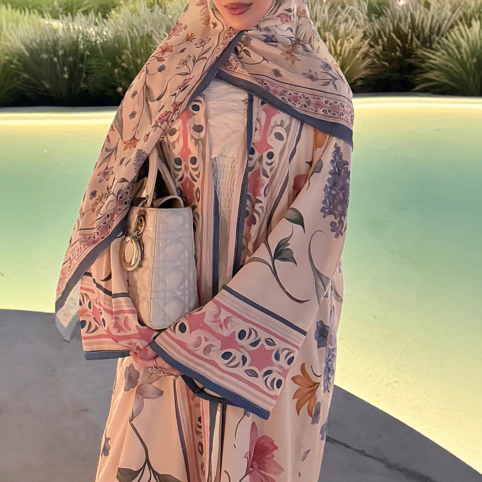 Ensemble Abaya Eid pour femmes, robes à imprimé floral, hijab, ensemble 2 pièces, jalabiya, cardigan, robe, maroc, Dubaï, kaftan, abayas ouvertes, vestidos