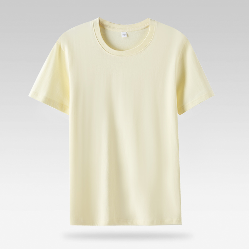 T-shirts 100% coton pour femmes, décontractés, coupe régulière, doux, manches courtes, hauts d'été, jaune, rose, vert, blanc