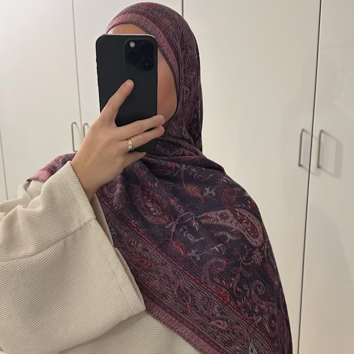 Nouveau Paisley broderie Hijab écharpe femme musulman Hijab châles ethnique motif de cajou glands foulards Elagant femme bandeau