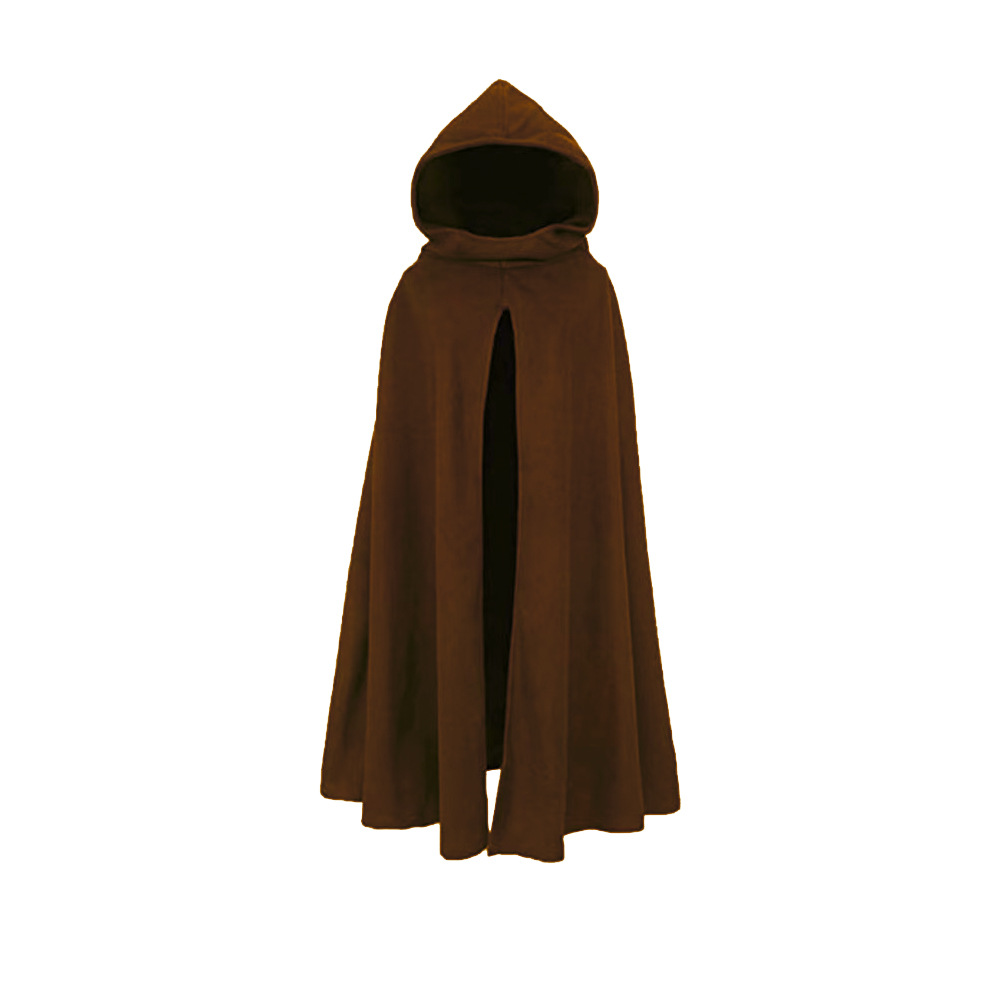 Hommes ancien Cape à capuche adulte médiéval chasseur Archer Cape assistant celtique guerrier manteau Cosplay vêtements scène drame Costume S-3X