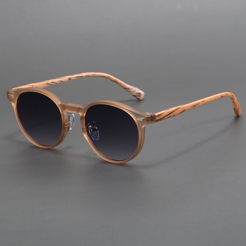 Lunettes de soleil rondes vintage pour hommes et femmes, lunettes de soleil circulaires Hiphelicopter, lunettes de soleil à la mode pour la conduite, le sport, le cyclisme en plein air avec lunettes