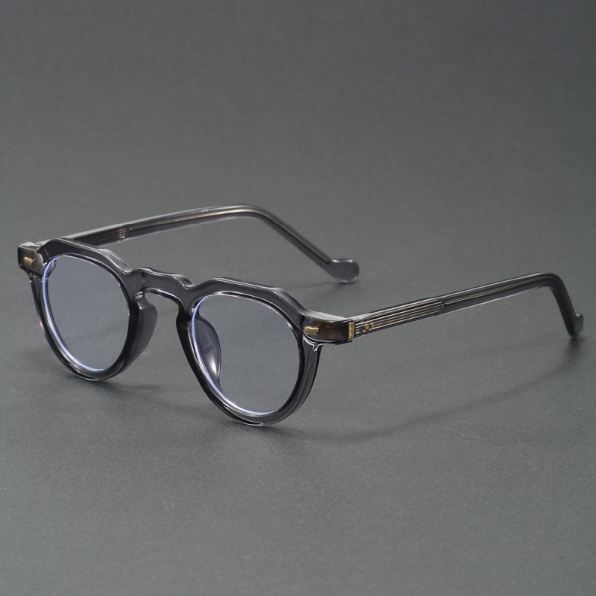 Monture de lunettes optiques rondes rétro en acétate pour hommes et femmes, lunettes rétro