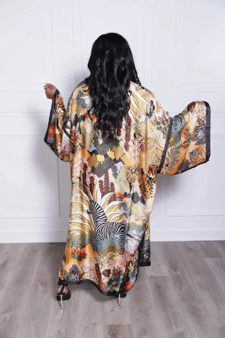 Kimono Traditionnel Japonais pour Femme, Longue Robe Maxi, Cardigan, Chemisier, Chemise Imprimée, 2024