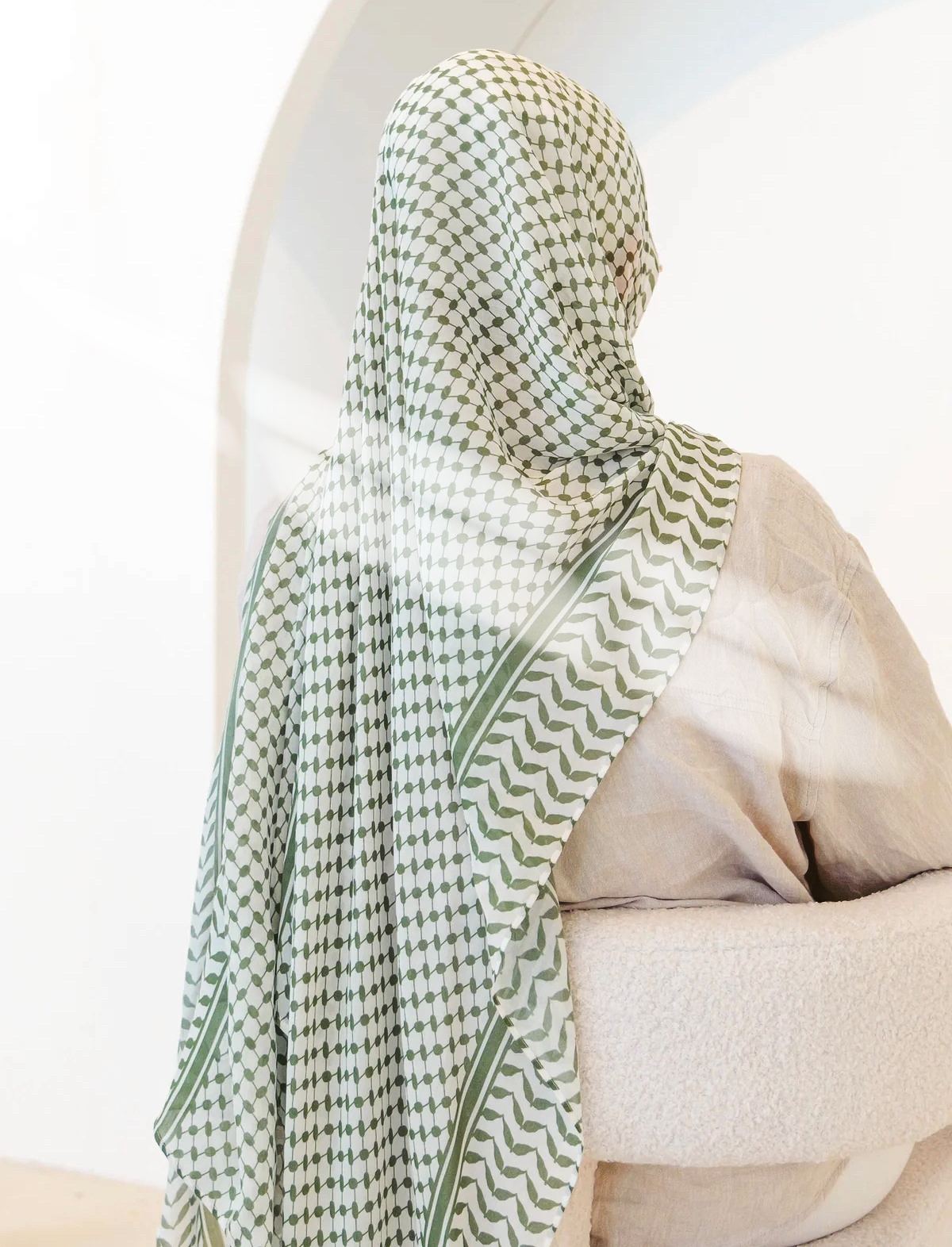 Mode Kuffiyeh Hijab Foulard en mousseline de soie femmes islamique musulman foulards châle Echarpe respirant Foulard dubaï Hijabs