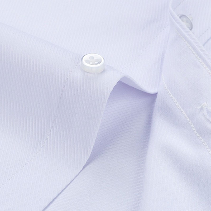 Chemise à manches longues pour hommes, outillage Business décontracté, sans fer, haut uni, de haute qualité, slim, confortable, mode printemps et été