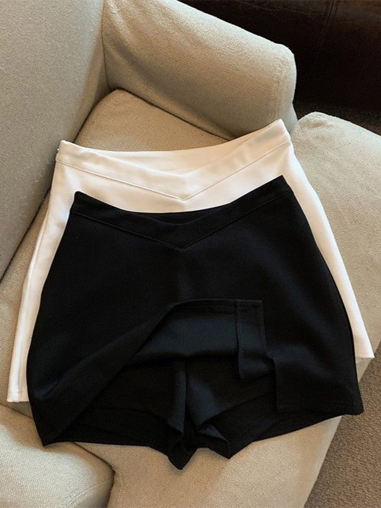 MMobTemperament-Mini jupes taille haute pour femmes, Streetwear chic, Simple, Slim, Sexy, Populaire, Hotsweet, All-Match, Loisirs, Printemps