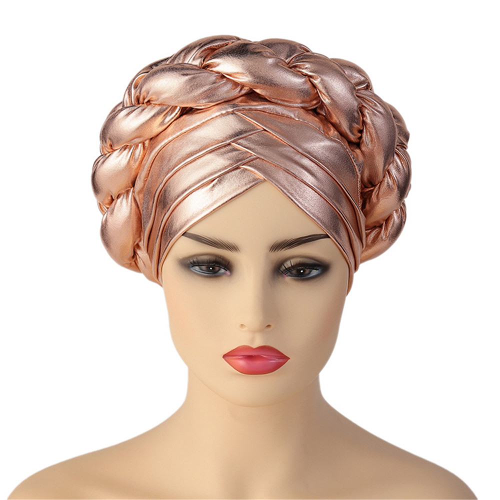 Croix front africain Turban casquette mode femmes bandeau chapeau musulman