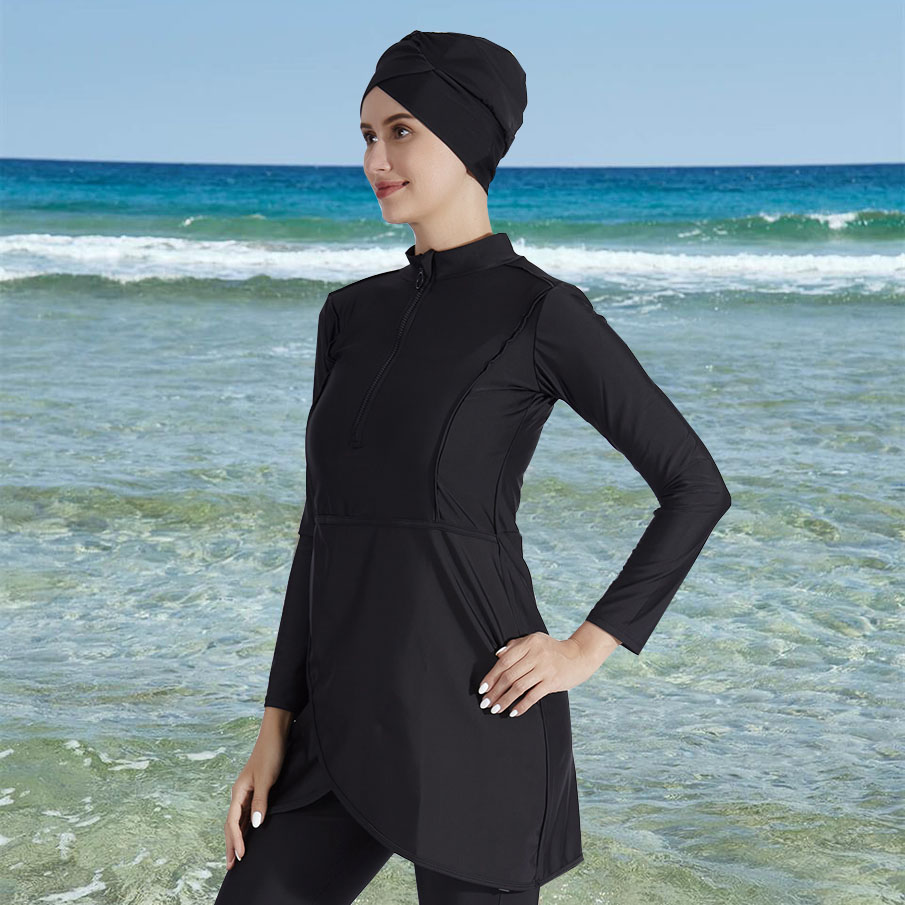 Turban instantané musulman uni pour femme, hijabs sportifs pour la natation, bonnet bandana islamique, chapeaux indiens, enveloppement de sauna féminin, nouveau