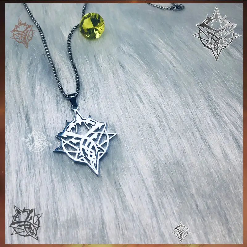 Collier Anime pour femmes, colliers le seigneur des mystères, tendance CKtalon, couleur argent, mode Couples, cadeau de fête pour filles