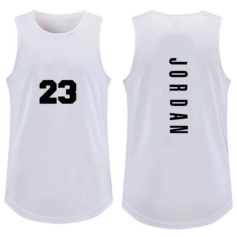 Débardeur Homme Tendance pour la Gym, T-shirt Décontracté Respirant sans Manches, Gilet de Sport d'Extérieur pour le Basketball, T-shirt Ample d'Été Style Urbain