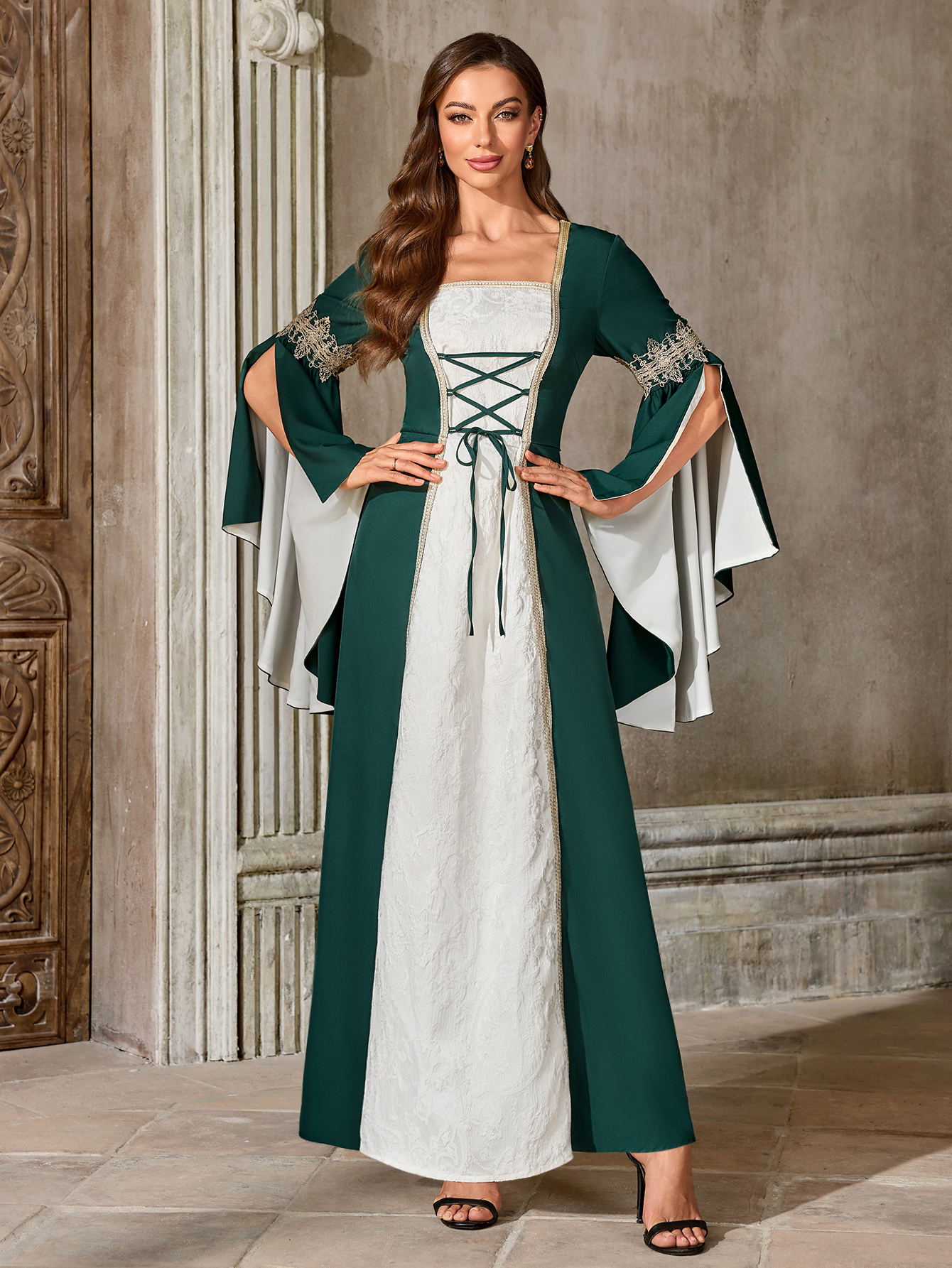 Robe médiévale pour femmes, Costume de Renaissance, robes victoriennes de Pirate irlandais Ren Faire