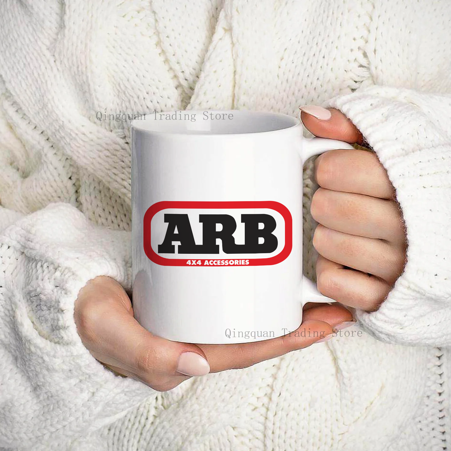ARB 4x4 tasse émaillée tasse à café 11oz céramique café thé cacao tasse poignée thé boisson tasse