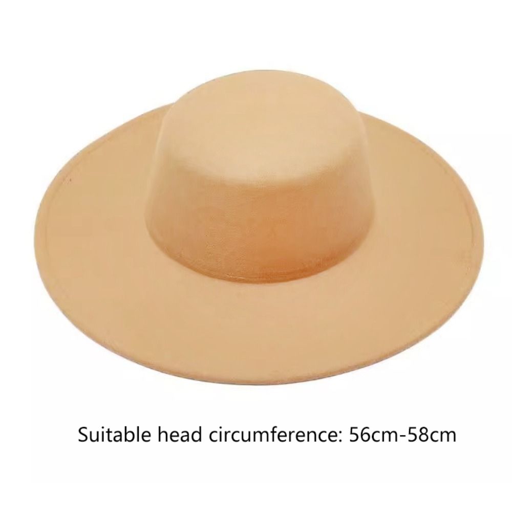 Chapeau plat élégant pour femme, style rétro français, en feutre à large bord, style Hepburn, casquette plate pour femme