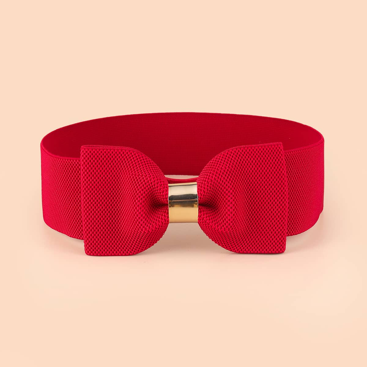 Ceinture à commande papillon pour femme, robe, structurée