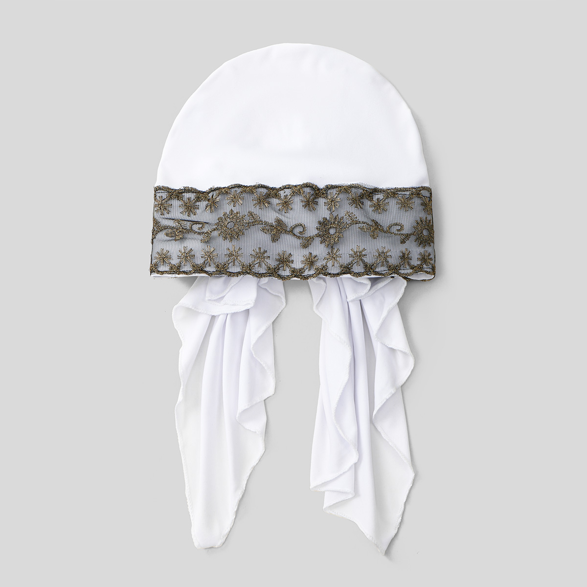 Dentelle broderie instantanée Hijab femmes musulmanes florale Hijab cristal chanvre Bonnet élastique cravate dos sous-capuchon casquette intérieure solide chapeau Turban