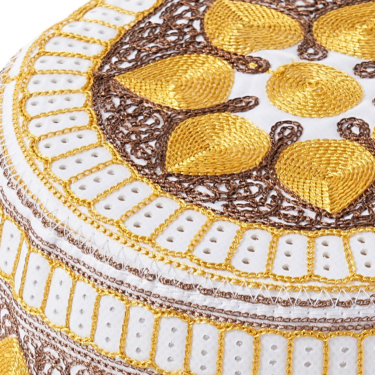 Nouveaux hommes musulmans casquette de prière chapeau coton broderie loisirs arabie saoudite chapeau islamique casquette hommes foulard Topkippot Turban casquette saoudienne